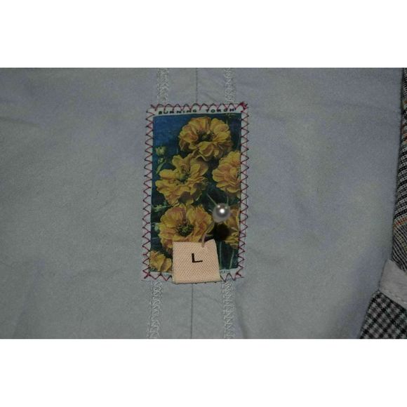 Anthro Burning Torch Jacket sz L Reversible - Picture 12 of 12